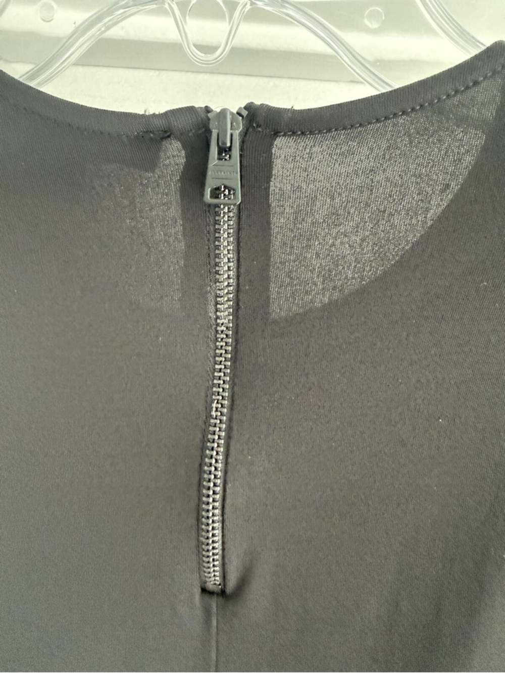 AllSaints Black Draped Long-Sleeve Mini Dress - Picture 6 of 8